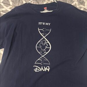 Hanes Navy Disney DNA Graphic Short Sleeve Tee
